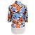 Camicia button-down in seta multicolore con stampa floreale di Dries Van Noten - vista 3