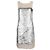 Abito al ginocchio con scollo a barca in paillettes argento di Michael Kors Metallico