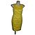 Vestido tubo Hoss Intropia de algodón amarillo lima