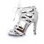 Aquazzura, white leather python sandals - view 2
