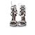 Aquazzura, white leather python sandals - view 4