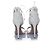 Aquazzura, white leather python sandals - view 6
