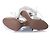 Aquazzura, white leather python sandals - view 7