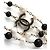 Collana classica lunga in perle d'acqua dolce nere e bianche 12P di Chanel con perline GHW Nero Bianco Gold hardware - vista 2