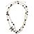 Collana classica lunga in perle d'acqua dolce nere e bianche 12P di Chanel con perline GHW Nero Bianco Gold hardware - vista 3