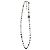 Collana classica lunga in perle d'acqua dolce nere e bianche 12P di Chanel con perline GHW Nero Bianco Gold hardware - vista 7
