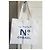 Borsa Tote Chanel Bianca e Blu in Cotone Bianco - vista 2