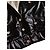 Chanel Black Satin Bomber Jacket with White Collar S/S 2021 - view 4