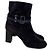 Bottines Christian Dior en daim bleu marine 40 Azul marino