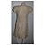 Jc De Castelbajac Leinenkleid mit Goldfäden Beige Golden - Ansicht 4