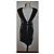 Vestido Genny de seda y algodón negro blanco - vista 3