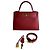 Hermès Bolso de mano Sellier en cuero Epsom Kelly 28 Rojo Granate Roja - vista 10
