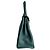 Hermès Kelly 32 Handtasche aus Taurillon Clemence Leder Malachit Grün - Ansicht 3
