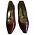 Walter Steiger Pumps Braun Krokodiloptik Leder 37,5