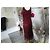Autre Marque O.K.S. Leinenkleid Bordeaux Größe 38 - Ansicht 4