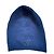 Berretto Chanel in cashmere blu con logo CC