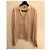 Camicia in seta Adolfo Dominguez beige e bianca Bianco - vista 2