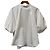 Autre Marque Anplegant Pullover-Bluse mit halben Ärmeln Weiß
