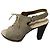 Sandali in suede con lacci Moncler Beige - vista 3