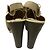 Sandali in suede con lacci Moncler Beige - vista 4