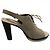 Sandali in suede con lacci Moncler Beige - vista 5