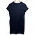 Vestido de algodón bordado con bolsillos Hermès Azul Azul marino - vista 2