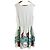 Autre Marque Blumarine Strickkleid mit Blumenstickerei Weiß - Ansicht 2