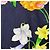 Autre Marque LEONARD FASHION Pullover mit Blumenmuster Blau Marineblau - Ansicht 3