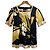 Autre Marque Blusa pullover con stampa floreale e strass LEONARD FASHION Nero Beige