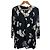 Autre Marque LEONARD FASHION CanCan Stretch Pullover Bluse Schwarz