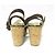 Sandali con zeppa in suede PANTHER di Jimmy Choo Marrone - vista 4