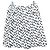 Autre Marque Falda Flare Rene Flor Bordada Negro Blanco