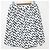 Autre Marque Falda Flare Rene Flor Bordada Negro Blanco - vista 2