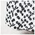 Autre Marque Falda Flare Rene Flor Bordada Negro Blanco - vista 3