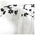 Autre Marque Falda Flare Rene Flor Bordada Negro Blanco - vista 8
