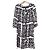 Autre Marque Vestido Tarha Marimekko Negro Blanco