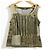 Autre Marque LEONARD Top sin mangas con estampado integral Verde Caqui