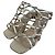 Sandali con Tacco Basso Christian Dior D'oro