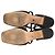 Sandalias de tacón bajo de piel patentada Christian Dior Negro - vista 7