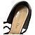 Sandalias de tacón bajo de piel patentada Christian Dior Negro - vista 9