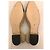 Autre Marque Scarpe Slingback Bicolori in Pelle e Tela Nero Beige - vista 10