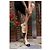 Autre Marque Scarpe Slingback Bicolori in Pelle e Tela Nero Beige - vista 11