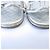Timeless Chanel Metallic Leder Chunky Heel Slingback Sandalen Silber - Ansicht 11