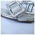 Timeless Chanel Metallic Leder Chunky Heel Slingback Sandalen Silber - Ansicht 16