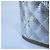 Timeless Chanel Metallic Leder Chunky Heel Slingback Sandalen Silber - Ansicht 17
