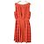 Vestido Bottega Veneta Vestido de Seda Laranja