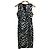 Max Mara Tierdruckkleid Schwarz Beige