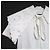 Autre Marque Camiseta de algodón con cuello bordado Patou Blanco - vista 3
