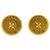 Orecchini a clip Chanel in placcatura oro D'oro