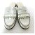 Autre Marque Cole Haan Pinch Kiltie Leder-Mule Silber - Ansicht 2